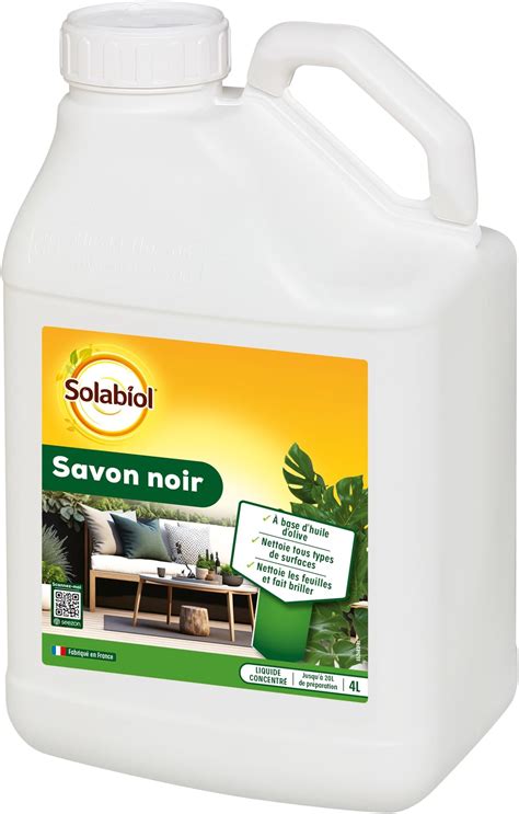 Savon noir pour le traitement des pucerons