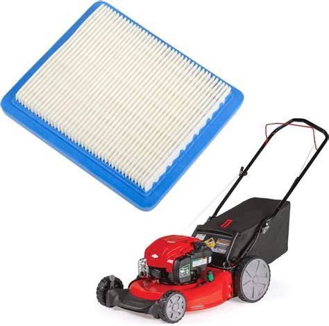 Schéma technique du démontage d'un filtre à air de tondeuse