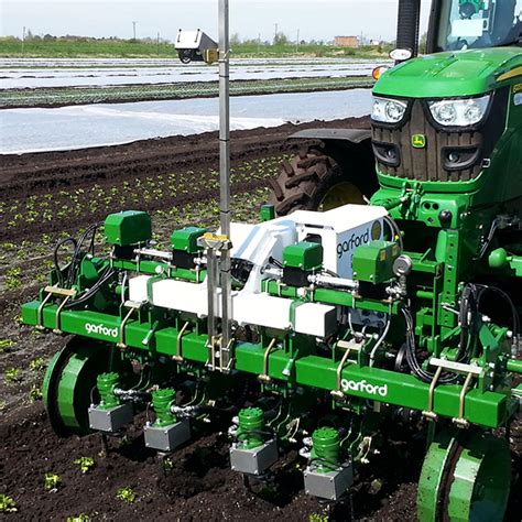 bineuses Garford Robocrop InRow adaptées pour différentes cultures en ligne