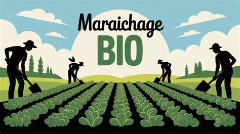 Maraîchage bio - illustration