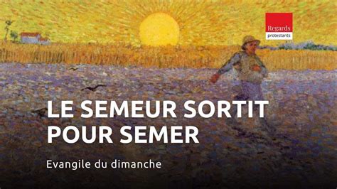 Schéma illustrant la relation entre le semeur, la semence et la moisson