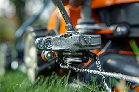 Étapes de remplacement du câble de traction sur une tondeuse