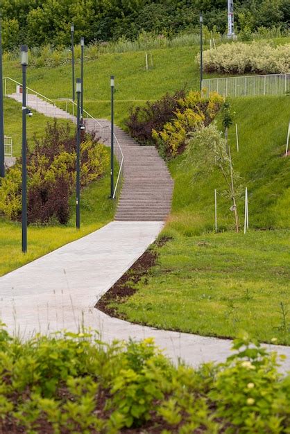 Parc urbain verdoyant