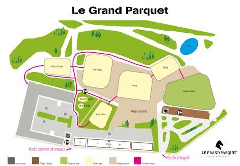 Carte d'accès au Grand Parquet de Fontainebleau