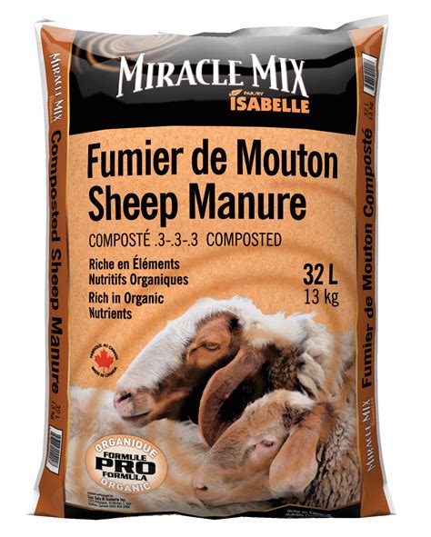 Fumier de mouton en paillage