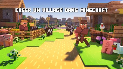 Villageois Minecraft dans un village