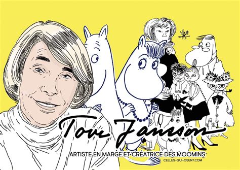 Les Moomins et leur créatrice Tove Jansson