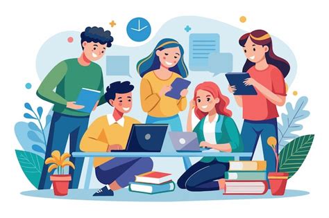 Étudiants travaillant en équipe sur un projet collaboratif dans un cadre universitaire