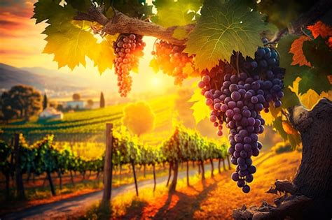 Vignoble bourguignon sous une lumière matinale