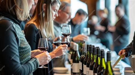 Verres de vin disposés pour une dégustation professionnelle
