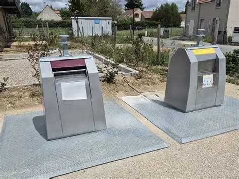 Bornes d'apport volontaire pour le verre