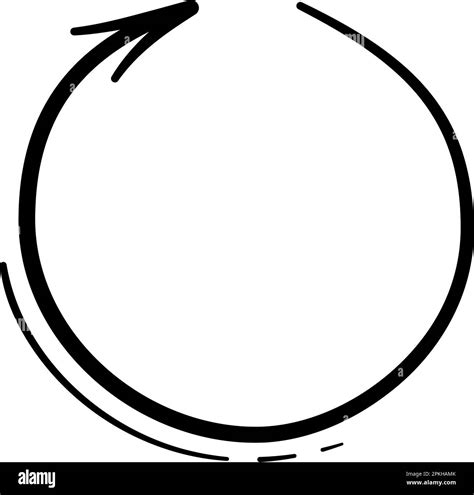 Symbole du circuit court avec une flèche circulaire