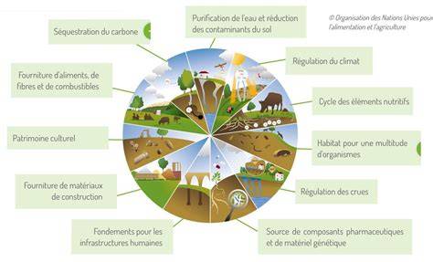 Illustration d'un sol enrichi par du compost favorisant la biodiversité locale