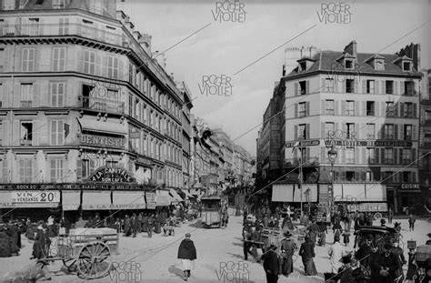 Photographie de la rue du Faubourg du Temple à Paris