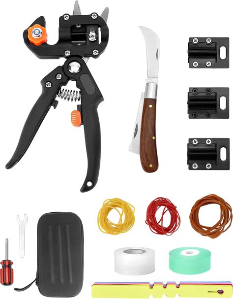 Kit d'outils de greffage : picking, loupe, cupules