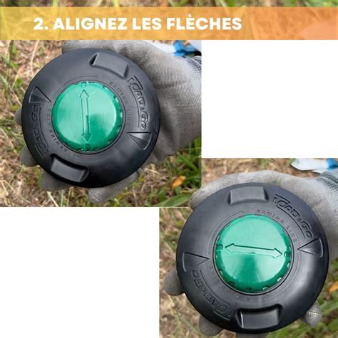 Schéma des points d'amortisseurs du système antivibration d'une débroussailleuse