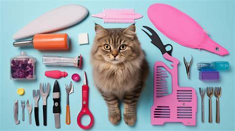 outils de toilettage pour chat