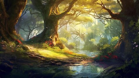 Une illustration artistique représentant une forêt luxuriante avec divers animaux emblématiques, symbolisant la biodiversité protégée par Bioviva.