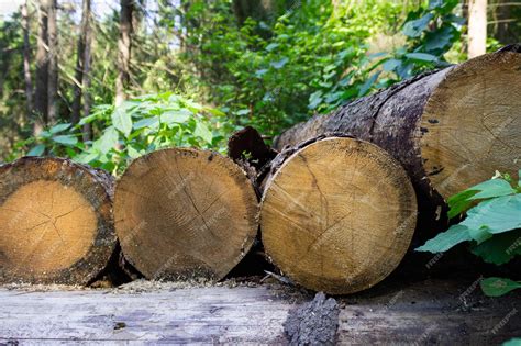 une forêt ancienne avec des troncs d'arbres marqués par le temps