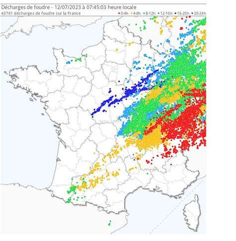 statistiques risques foudre France