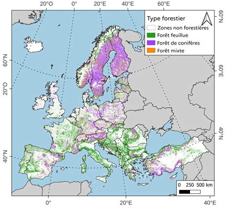 Carte de Ravenport Forestière
