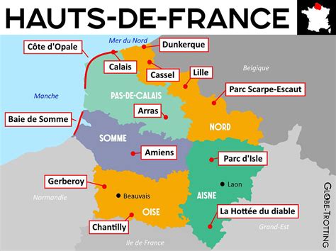 Carte des exploitations maraîchères biologiques dans les Hauts-de-France
