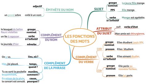 Schéma illustrant les différentes fonctions du verbe Have