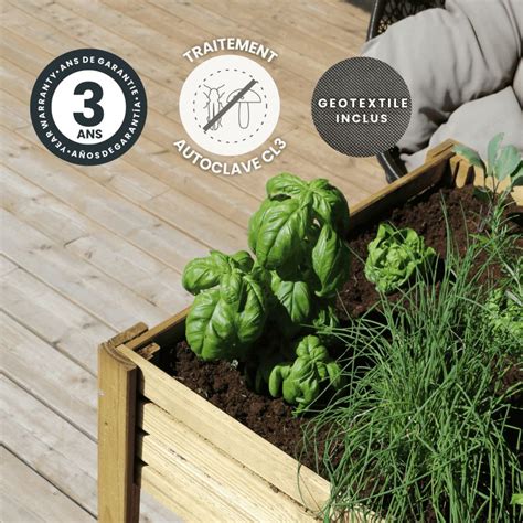 Comparaison de poteaux d'angle de carrés potagers en bois, dont un pourri