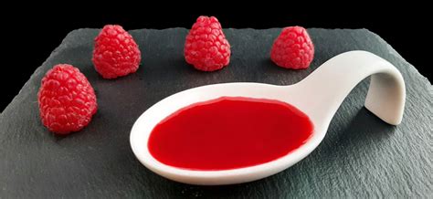 Coulis de framboises maison