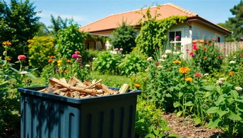 Compost mûr utilisé dans un jardin