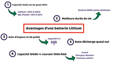 Infographie comparant les cycles de vie des batteries lithium et les conseils d'entretien du Florabest FAT 18 B3