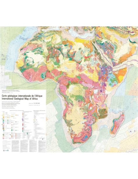 Carte de l'Afrique illustrant les sites archéologiques de poterie ancienne