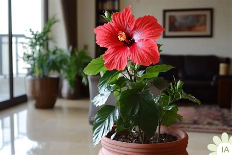 Arrosage et surveillance d'un hibiscus après transplantation