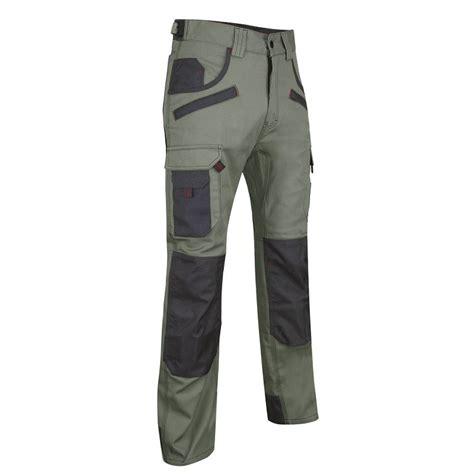 Pantalon de travail multipoches kaki - LMA