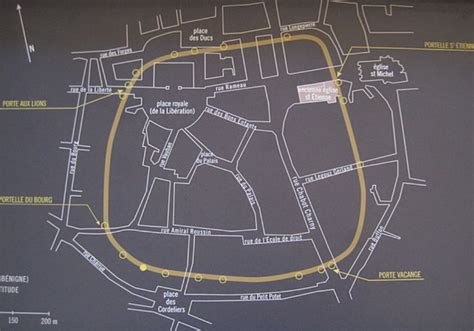 Plan du Castrum de Dijon
