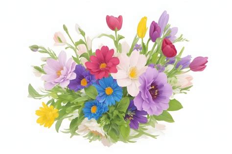 bouquet de fleurs printanières