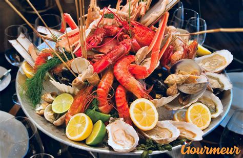 Plat de fruits de mer typiquement normand