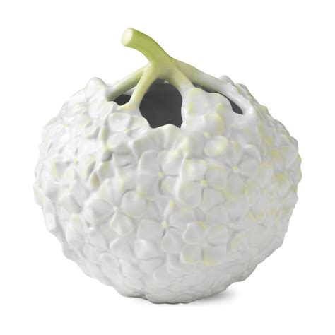 Vase Hortensia Royal Copenhagen rose et violette