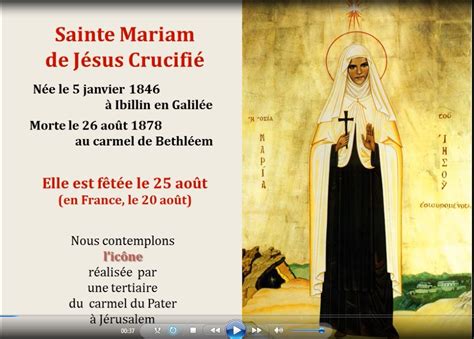 Portrait de Sainte Mariam de Jésus Crucifié
