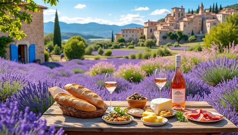 Verger ensoleillé en Provence au printemps