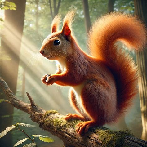 Illustration montrant la famille Écureuil partageant une trouvaille gourmande avec d'autres animaux