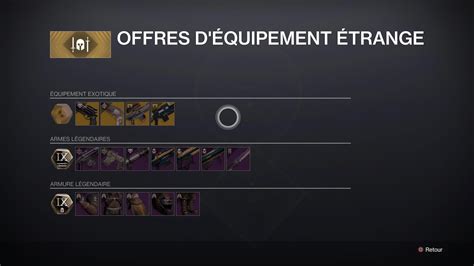 Engramme d'Arme Étrange Destiny 2