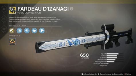 Le Fardeau d'Izanagi Destiny 2