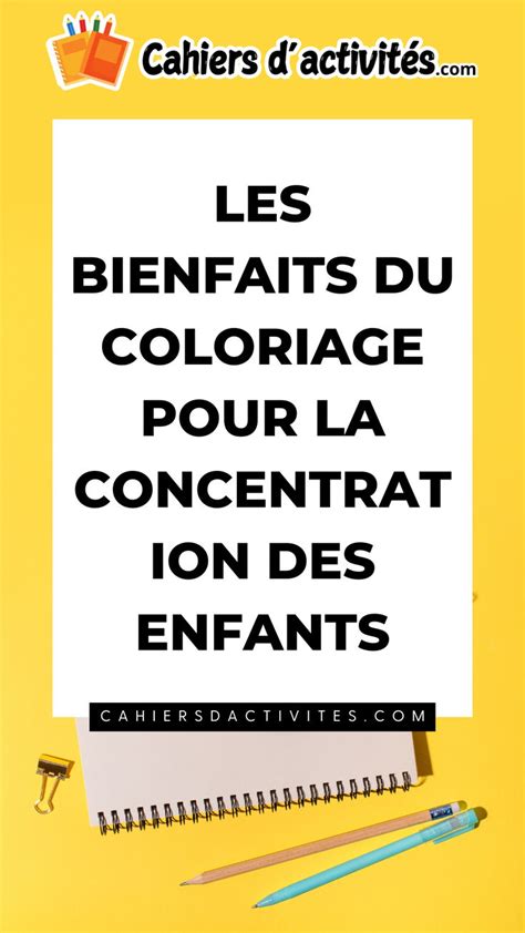 Tableau récapitulatif des bienfaits du coloriage pour l'enfant