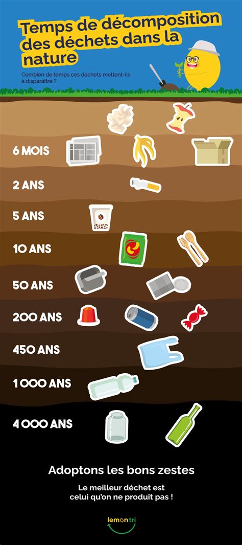 Infographie comparant la vitesse de décomposition des différents types de paillis organiques