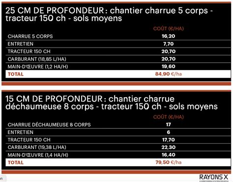 Diagramme illustrant l'impact de la profondeur de labour sur la croissance des racines