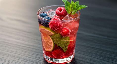 Virgin Mojito aux fruits rouges