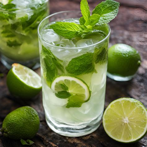 Préparation d'un pichet de Mojito sans alcool pour une fête