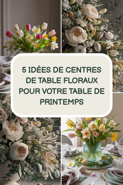 centres de table floraux variés