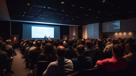 Foule participant à une conférence lors d'un salon agricole